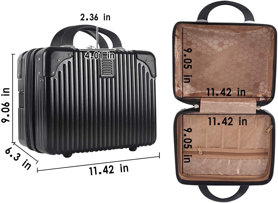 Retro Style Make Up Case - White
