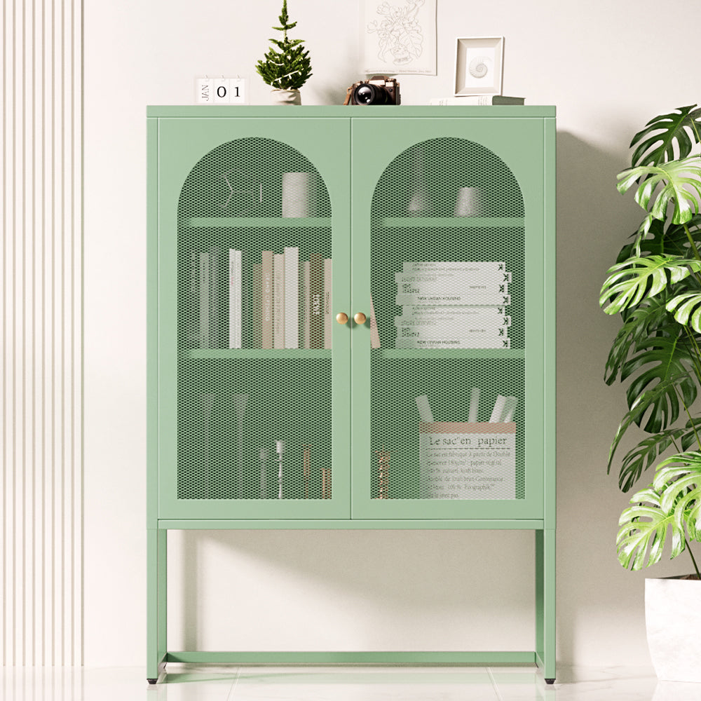 Artiss Elma Metal Cabinet - Green