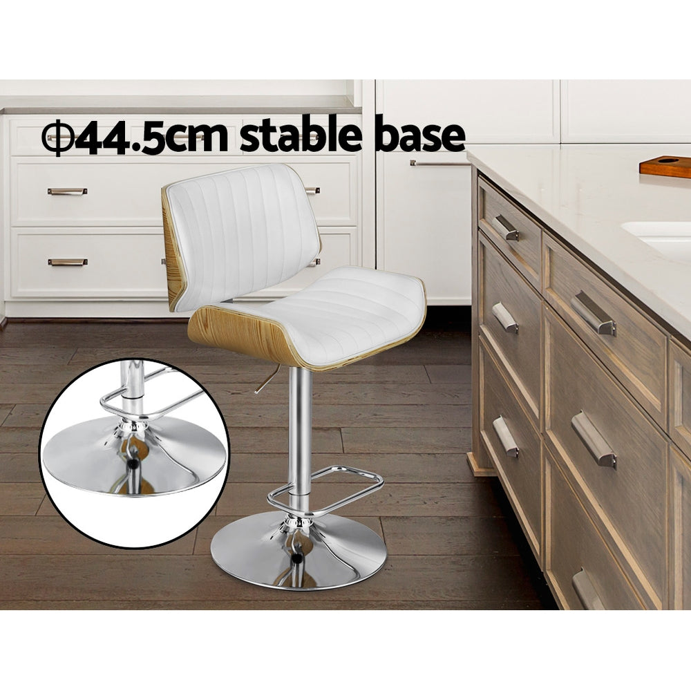 Artiss Galina Bar Stools x 2 - White