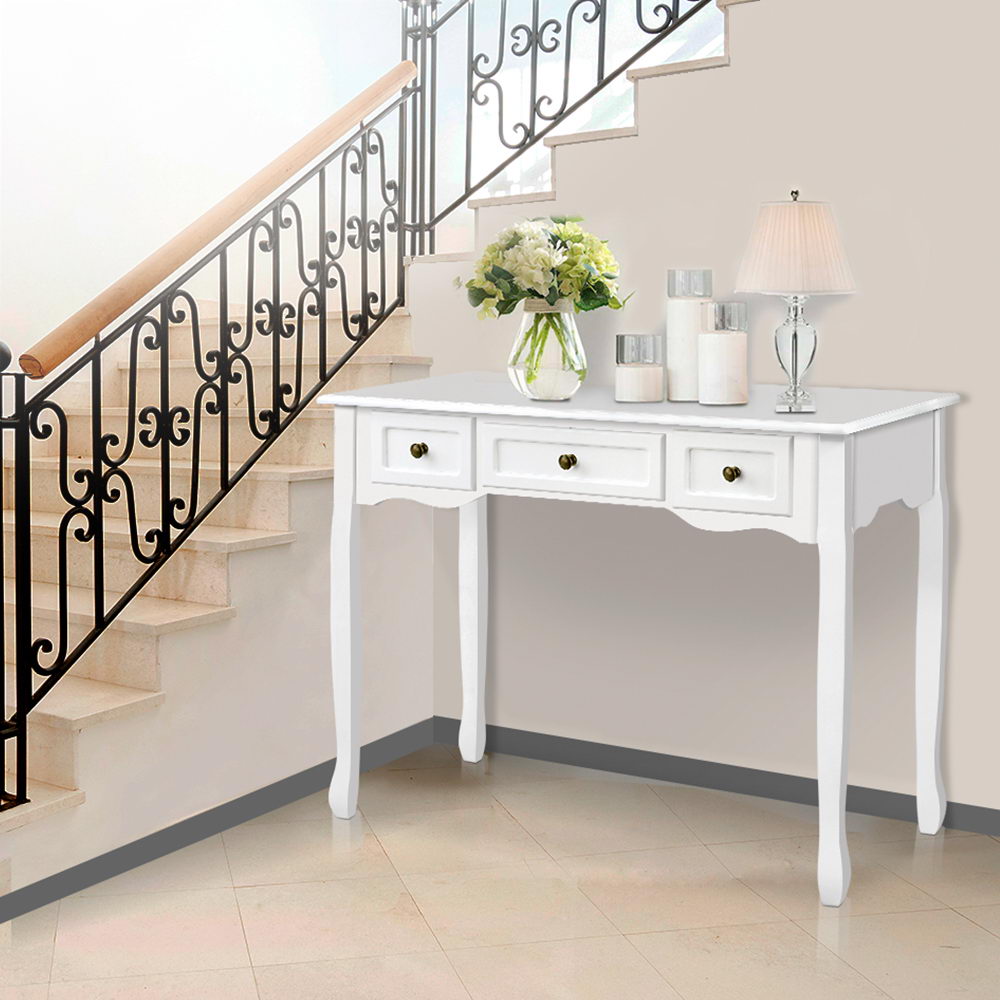 Artiss Console Table - Hamptons White