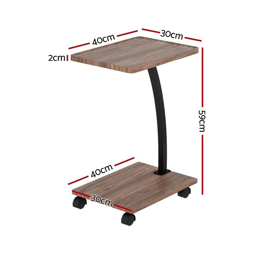 Artiss C Shaped Portable Table