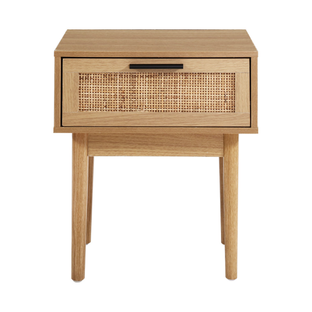 Artiss Bedside Table - Rattan