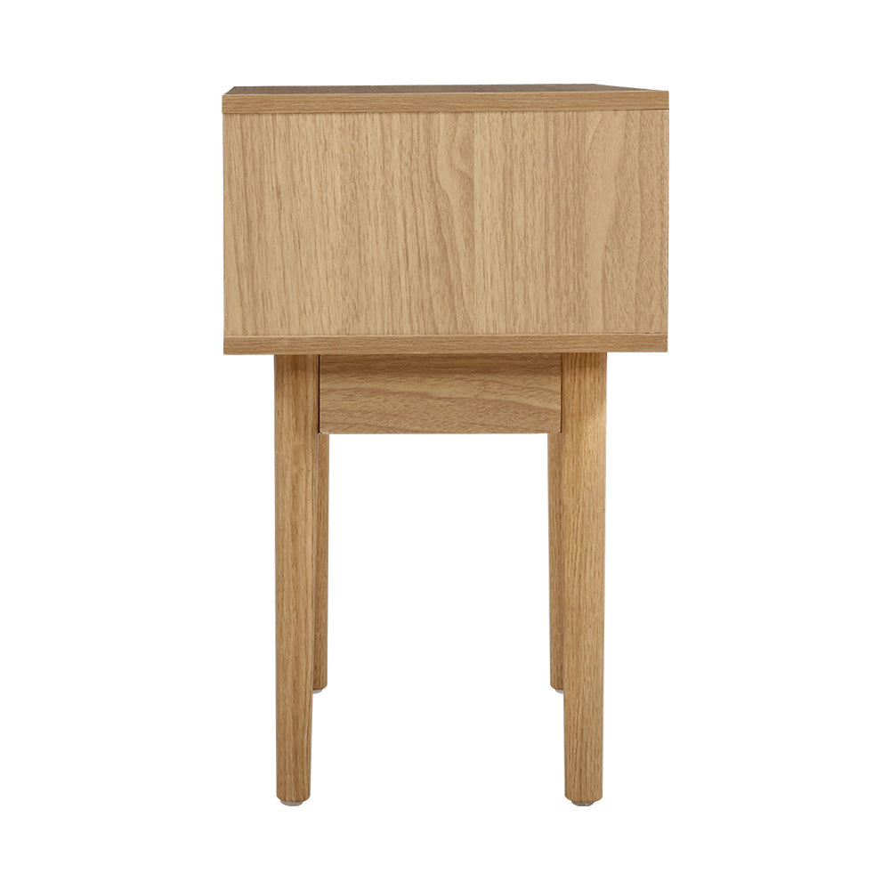 Artiss Bedside Table - Rattan