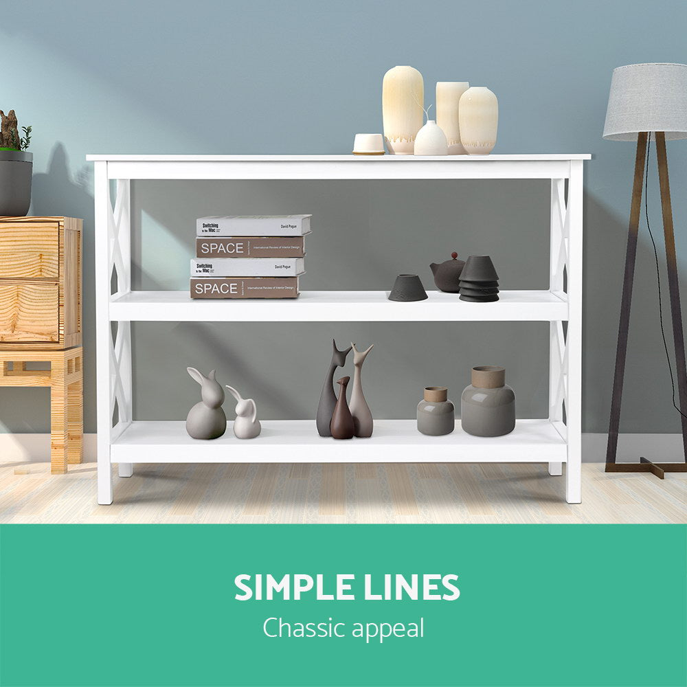 Artiss Polly Console Table - White
