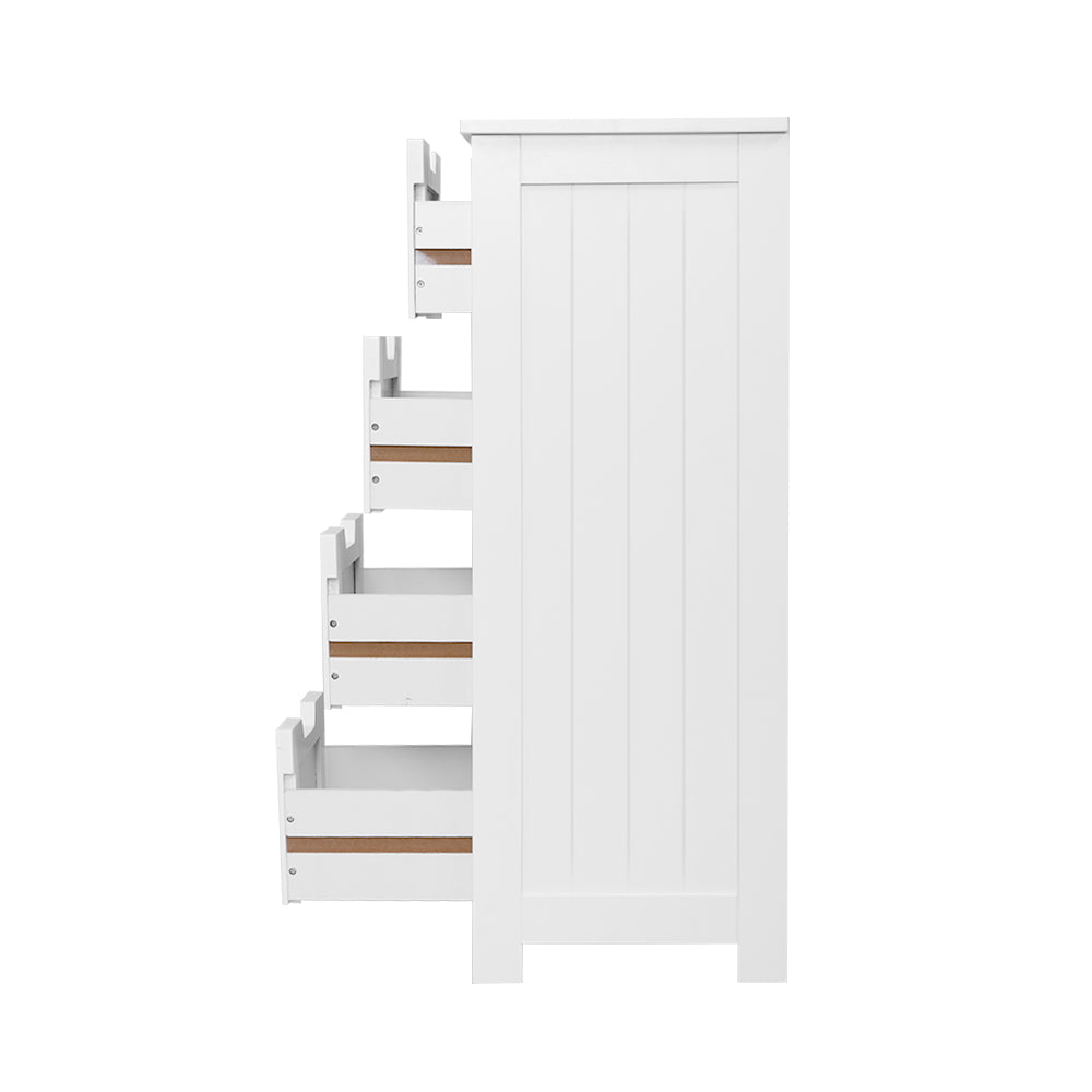 Artiss Chest of 4 Drawers - Lessa White