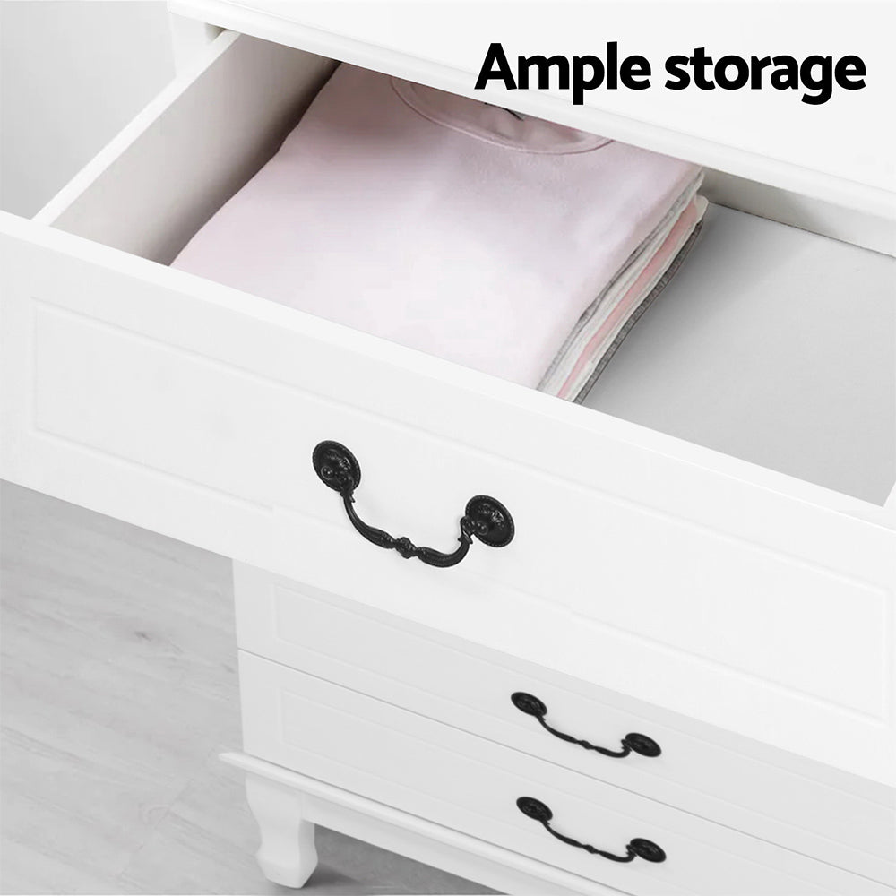 Artiss Chest of 6 Drawers - Kubi White