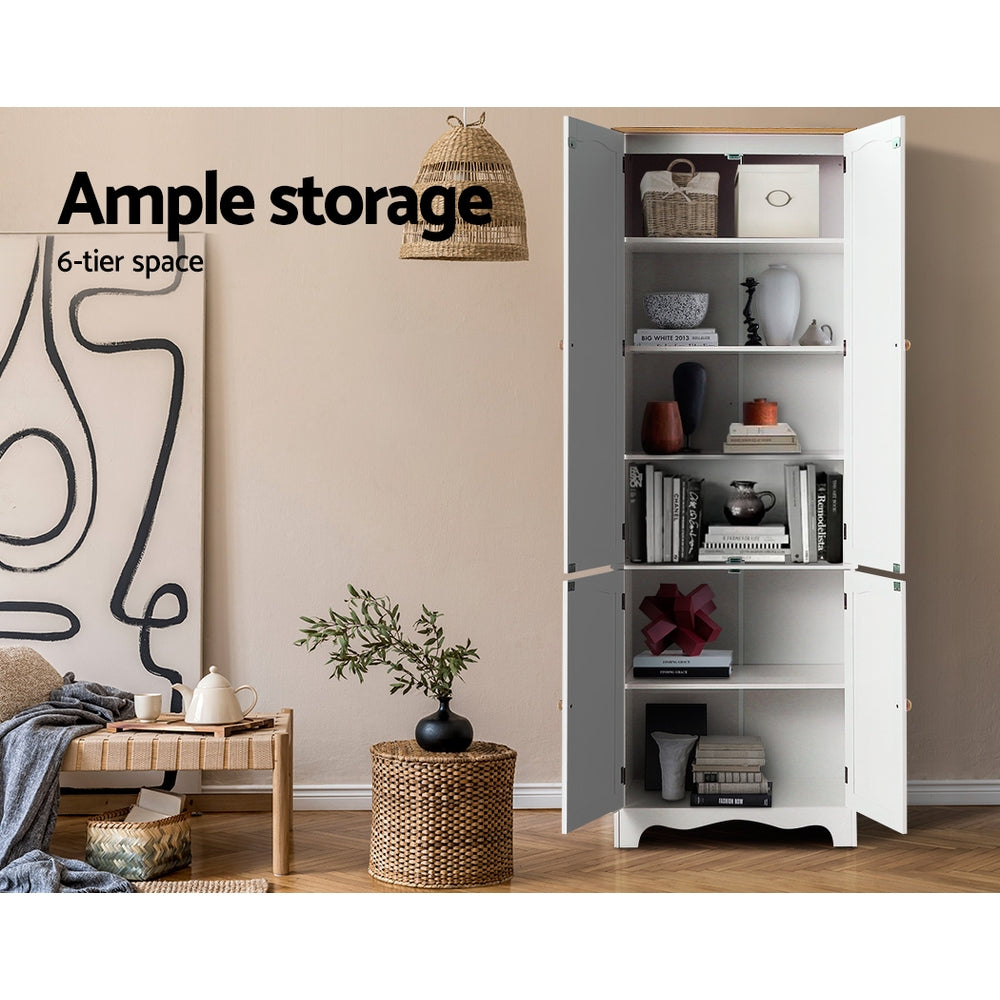 Artiss Berne Buffet Sideboard with 4 Doors - White