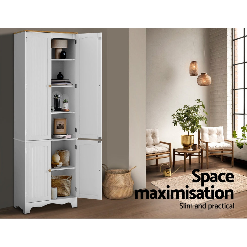 Artiss Berne Buffet Sideboard with 4 Doors - White