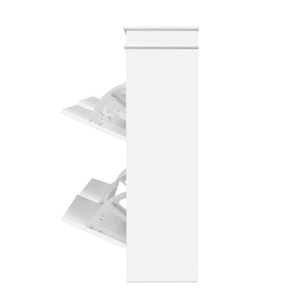 Artiss Shoe Rack Bench - Large White