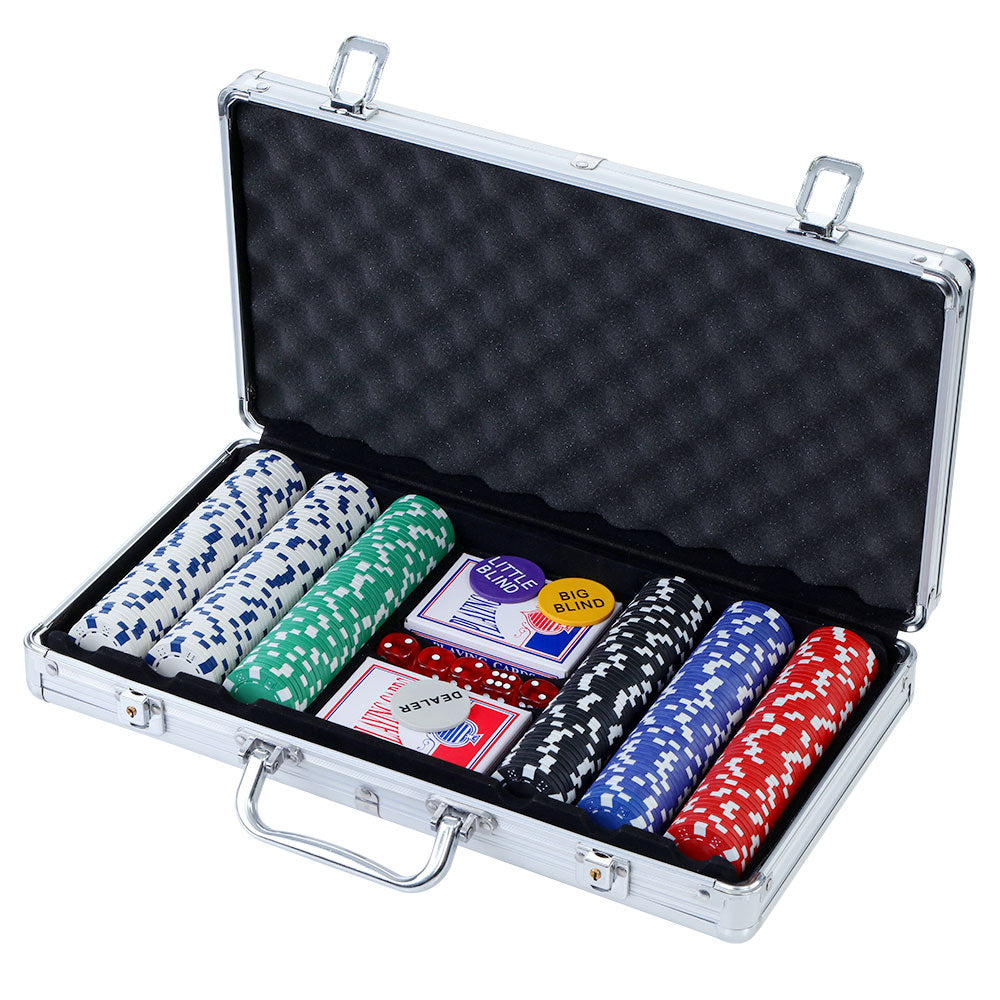 Poker Cards & Chips Set - 300 pieces