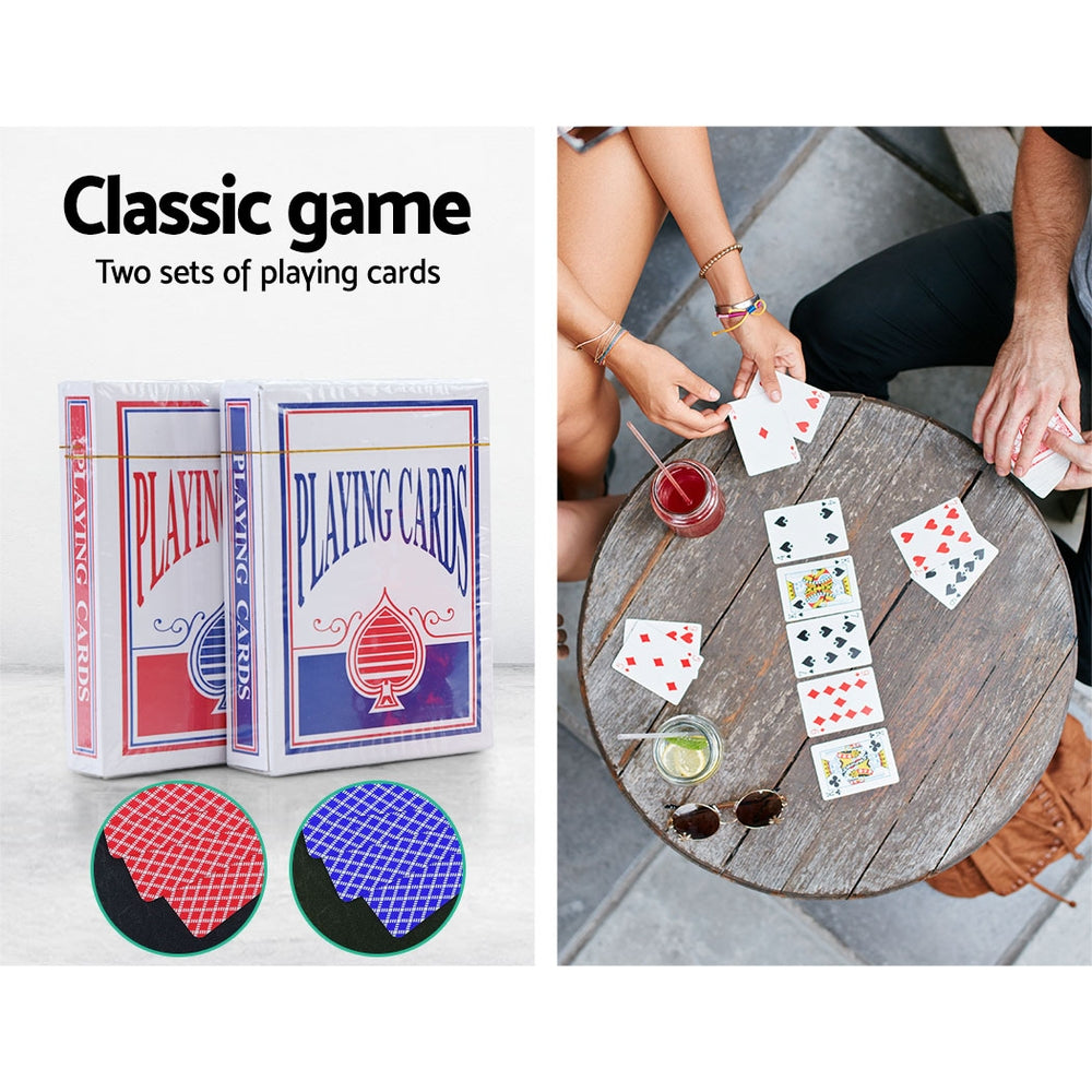 Poker Cards & Chips Set - 300 pieces