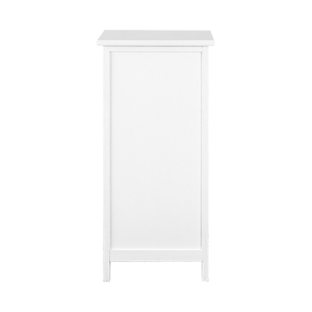 Artiss Cabinet with 3 Drawers - White