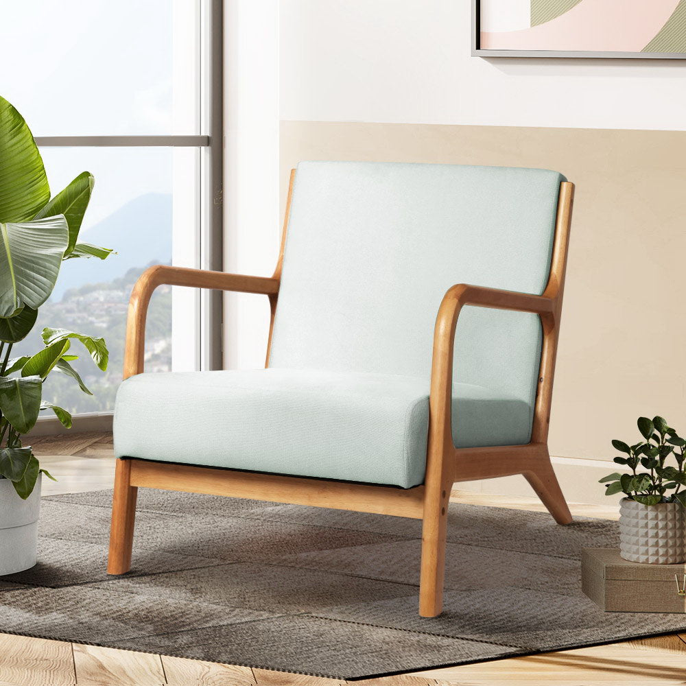 Artiss Olive Armchair - Grey
