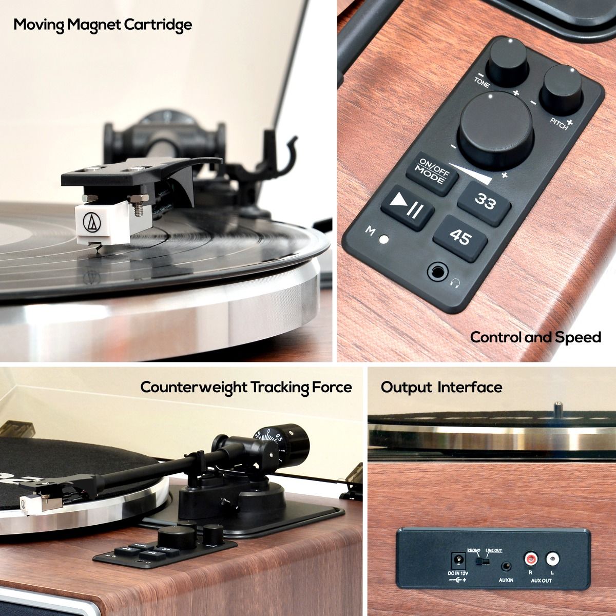 mbeat Hi-Fi Turntable Plus Bluetooth