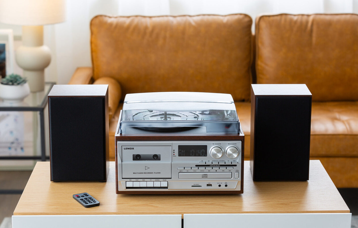 Lenoxx Audio Home Entertainment System - Brown