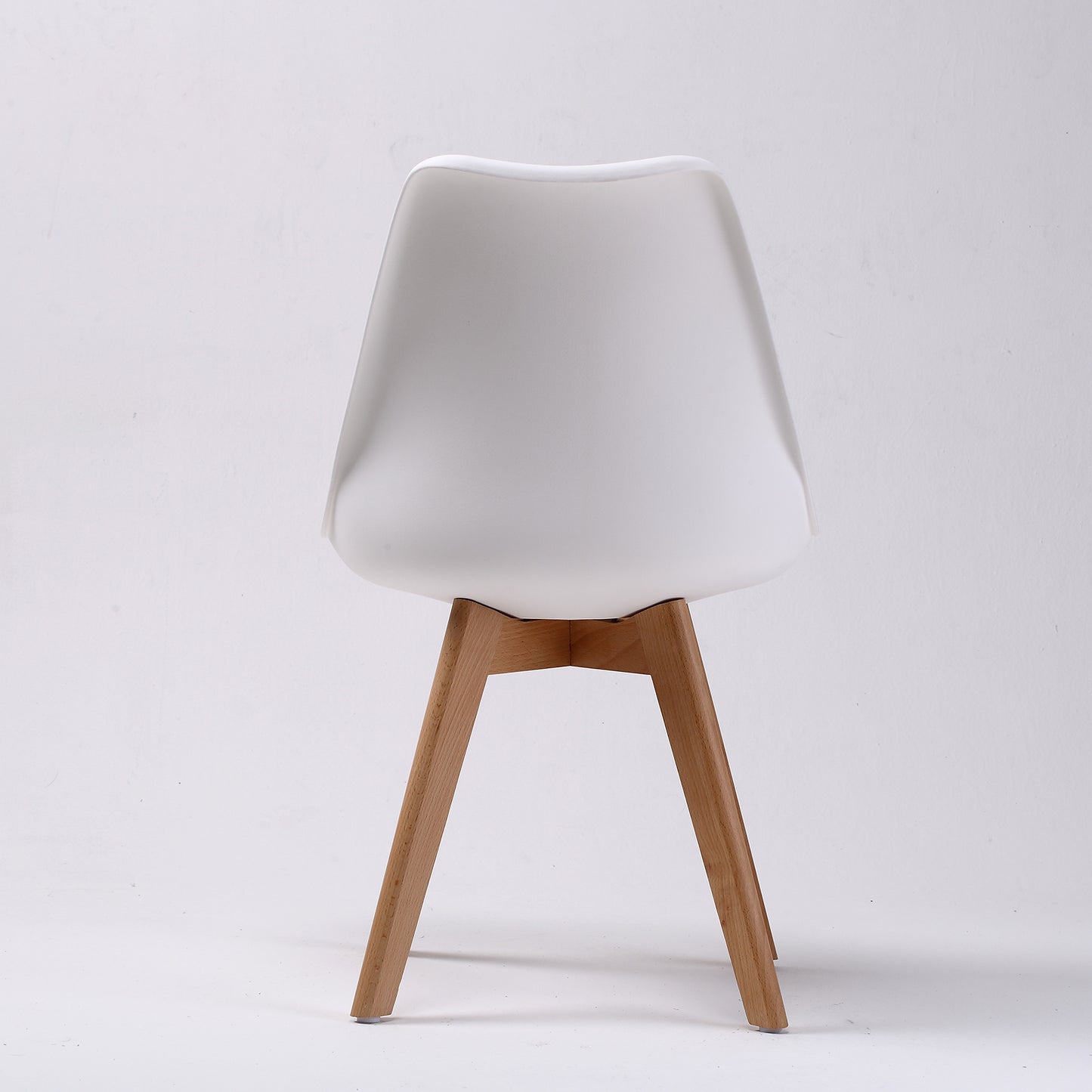 La Bella Padded Dining Cafe Chairs x 4 - White