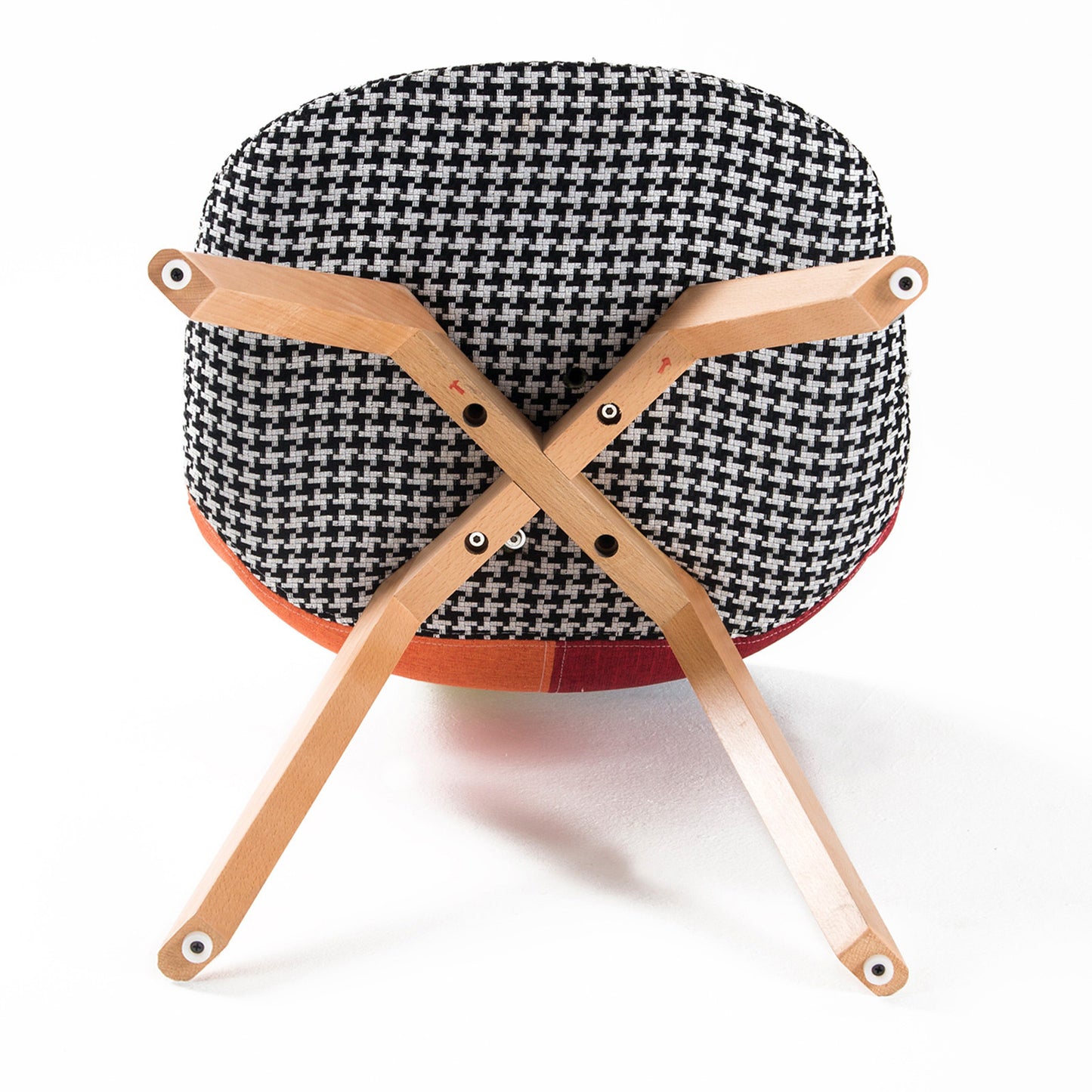 La Bella Padded Dining Cafe Chairs x 4 - Multicolour