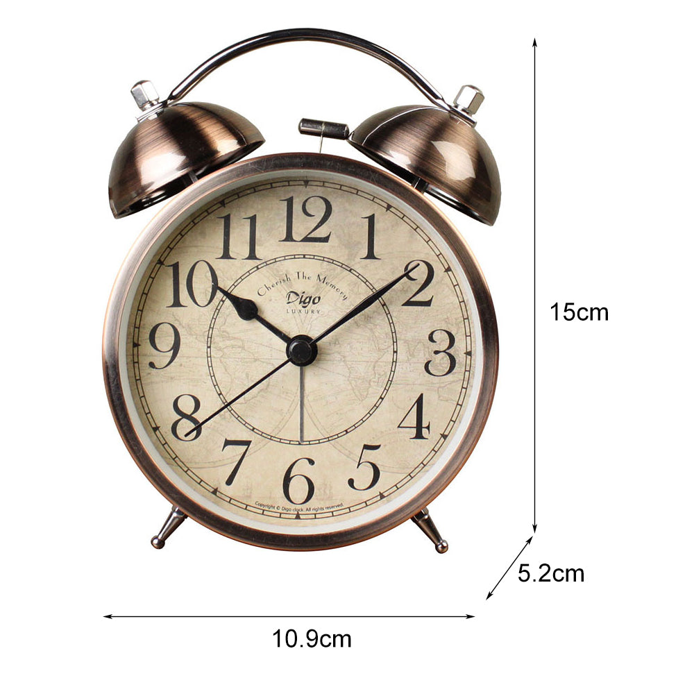 Dual Alarm Clock with Twin Bells