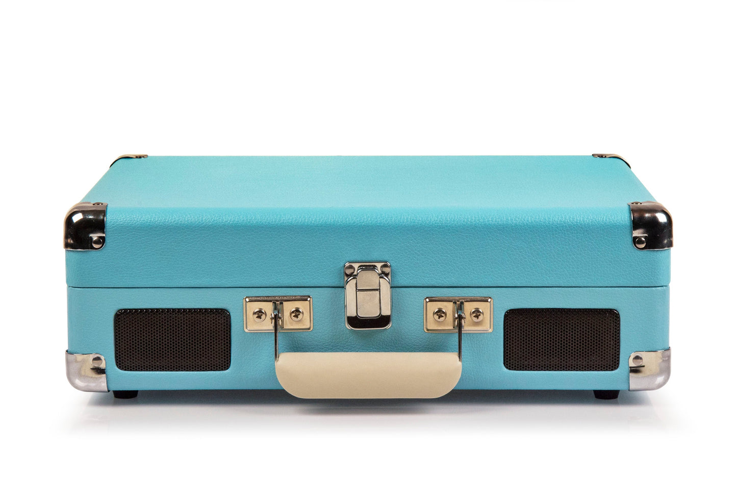Crosley Cruiser Bluetooth Portable Turntable - Turquoise + Entertainment Stand Bundle
