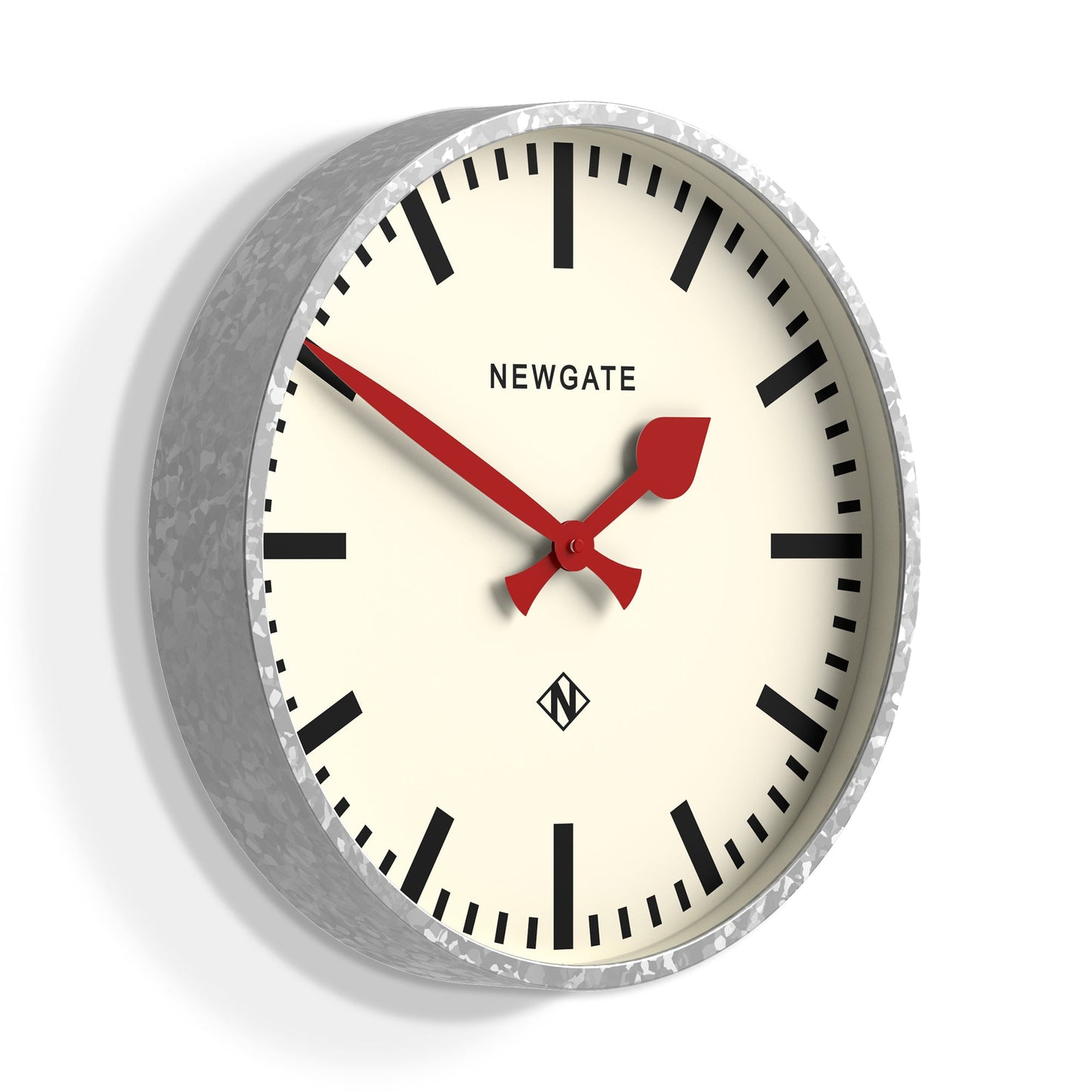 Newgate Universal Railway Wall Clock Marker Dial - Galvanised
