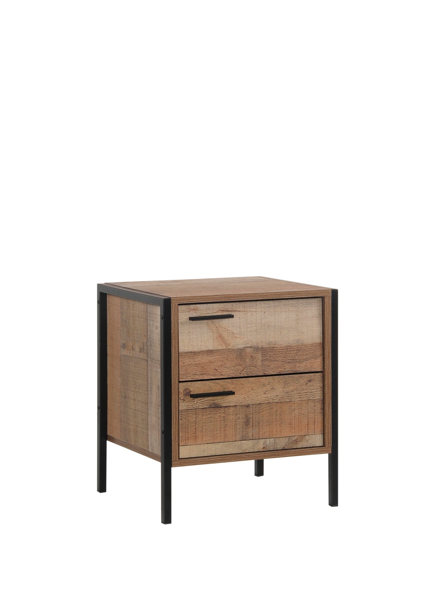 Bedside Table with 2 drawers in Oak Colour