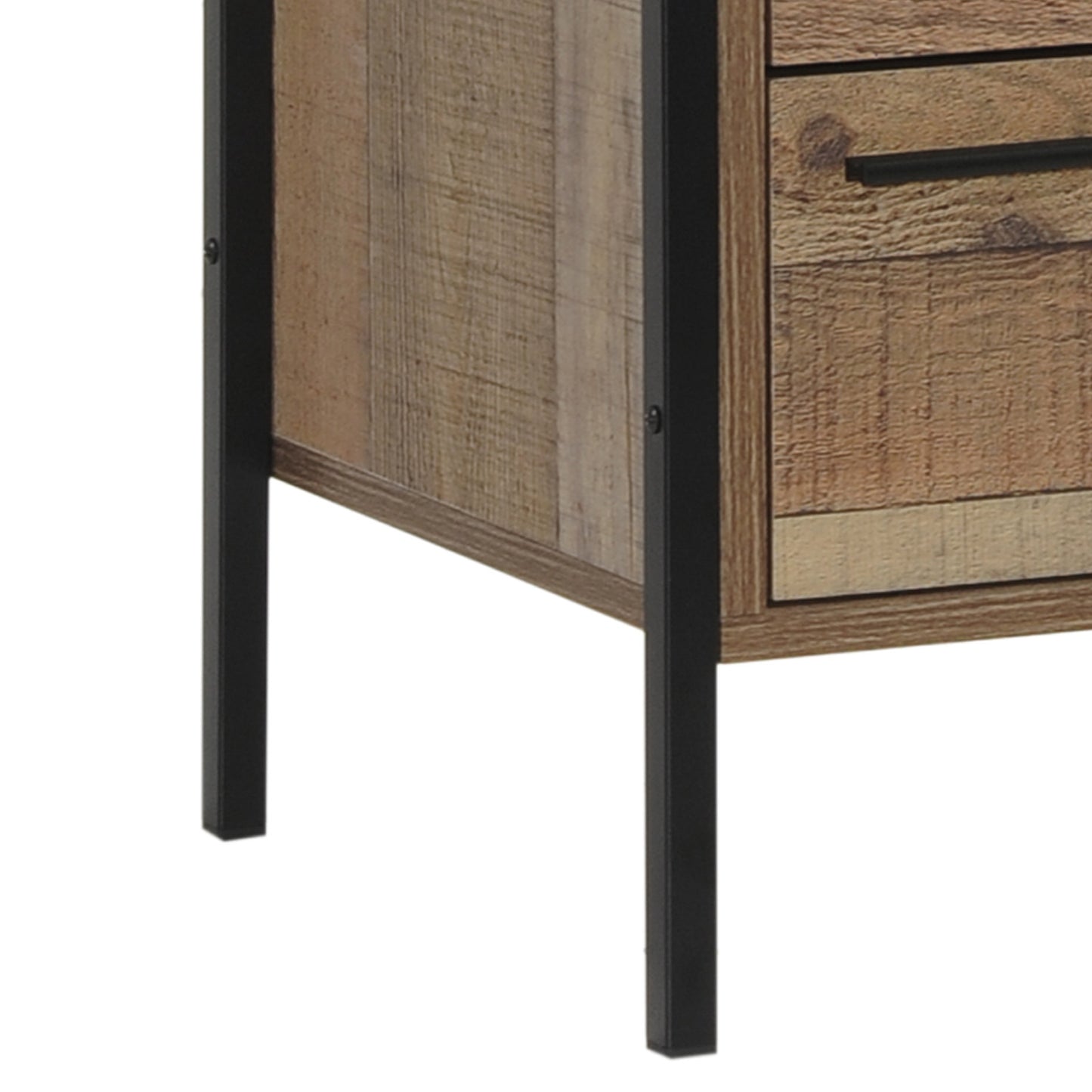 Bedside Table with 2 drawers in Oak Colour