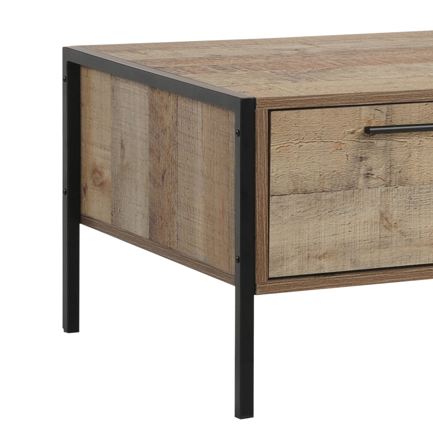 Coffee Table with 2 Drawers - Oak Colour