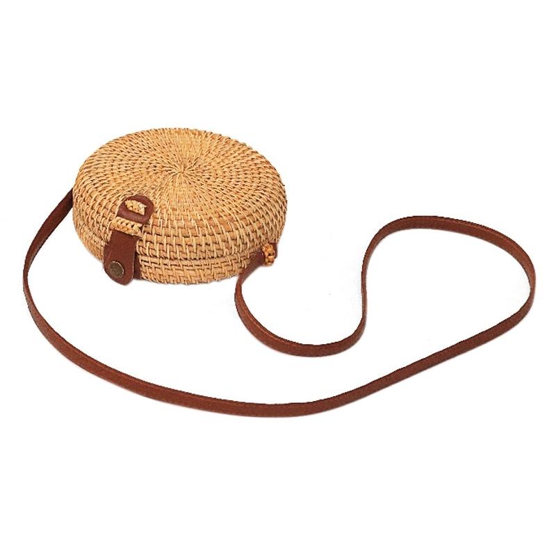 Handmade Round Vintage Style Rattan Bag