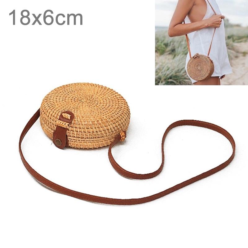 Handmade Round Vintage Style Rattan Bag