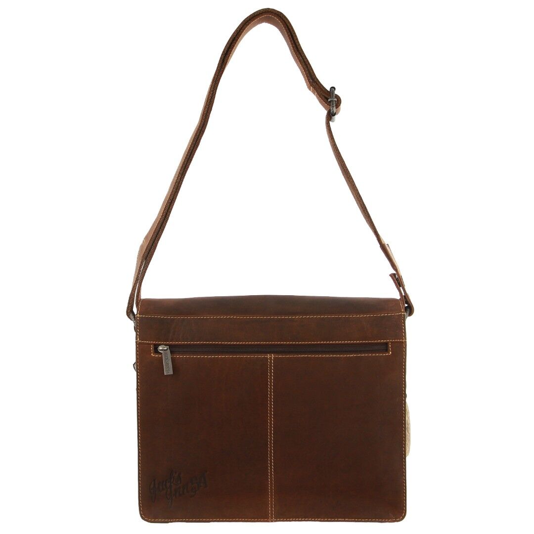 Jack's Inn 54 Lady Killer Brown Vintage Shoulder Bag - Cognac