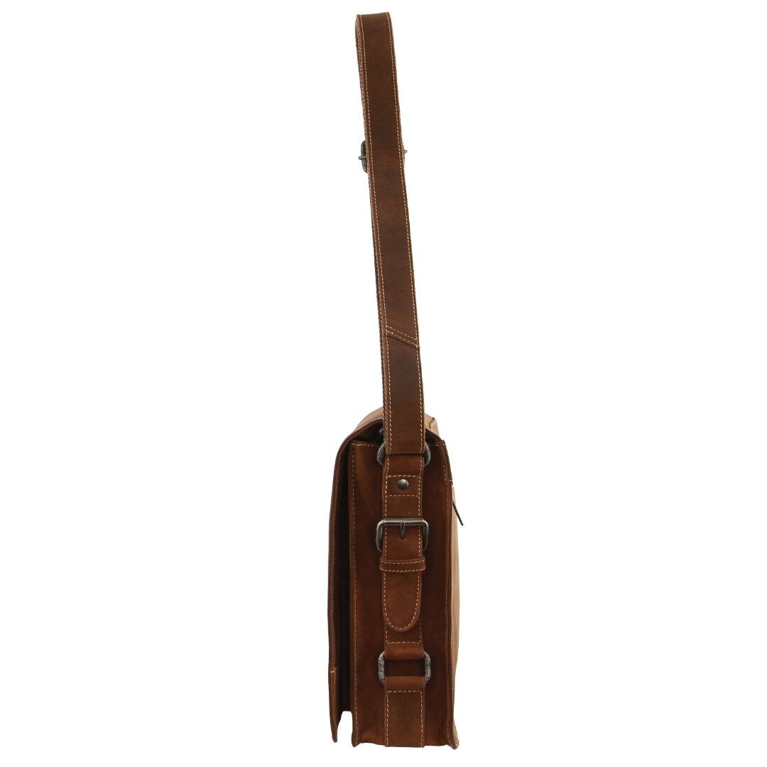 Jack's Inn 54 Lady Killer Brown Vintage Shoulder Bag - Cognac
