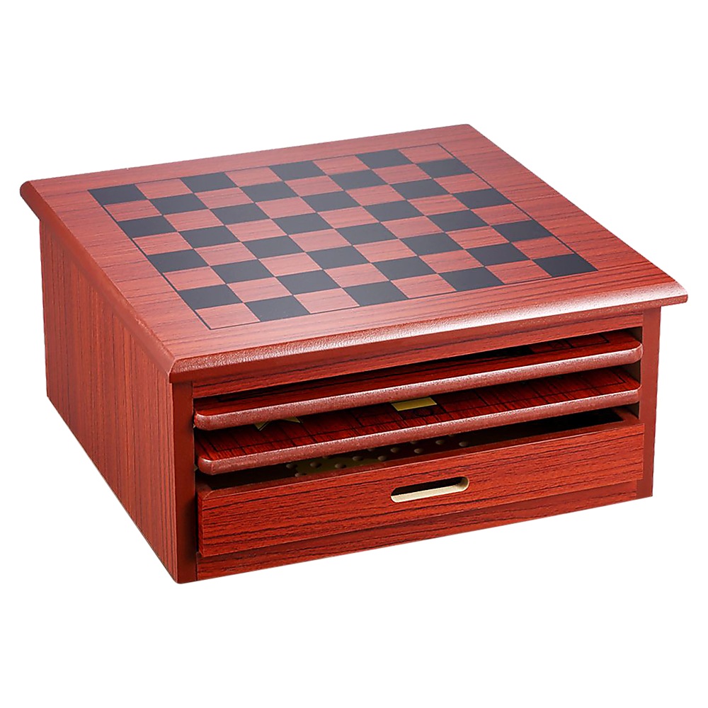 10-in-1 Wooden Chess Board Games