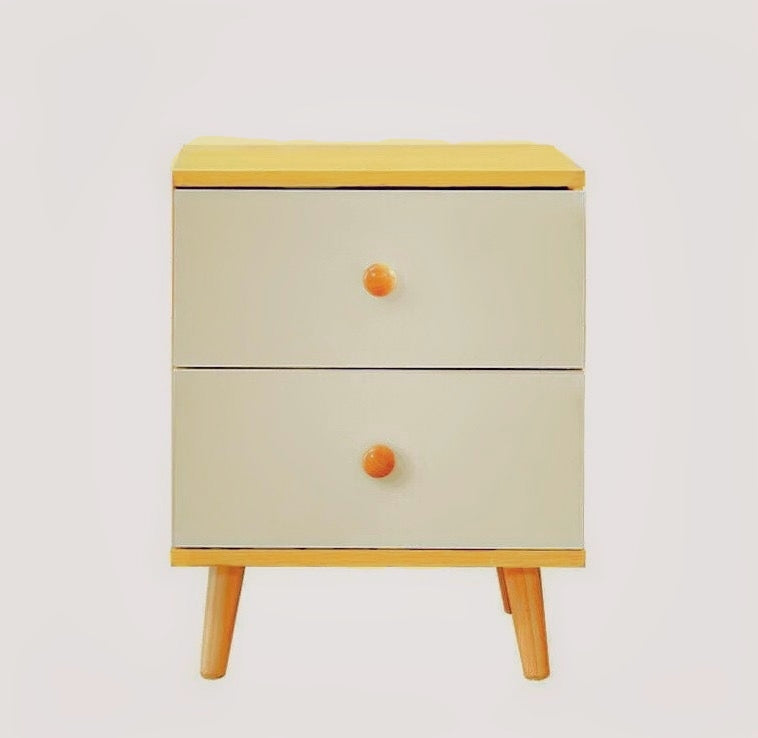Wooden Bedside Cabinet NNECN with 2 Drawers