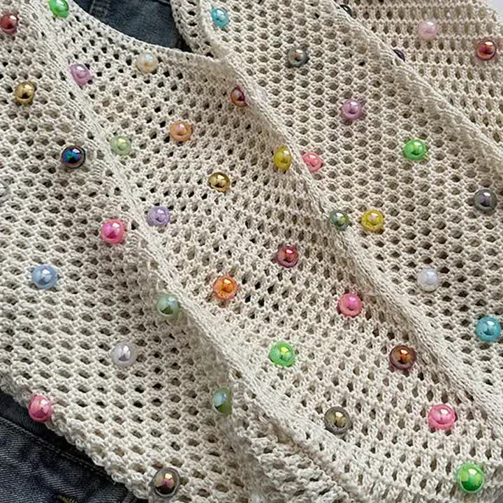 Summer Woven Handbag - Black