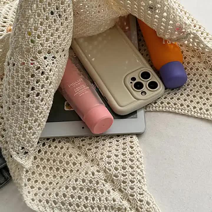 Summer Woven Handbag - Black