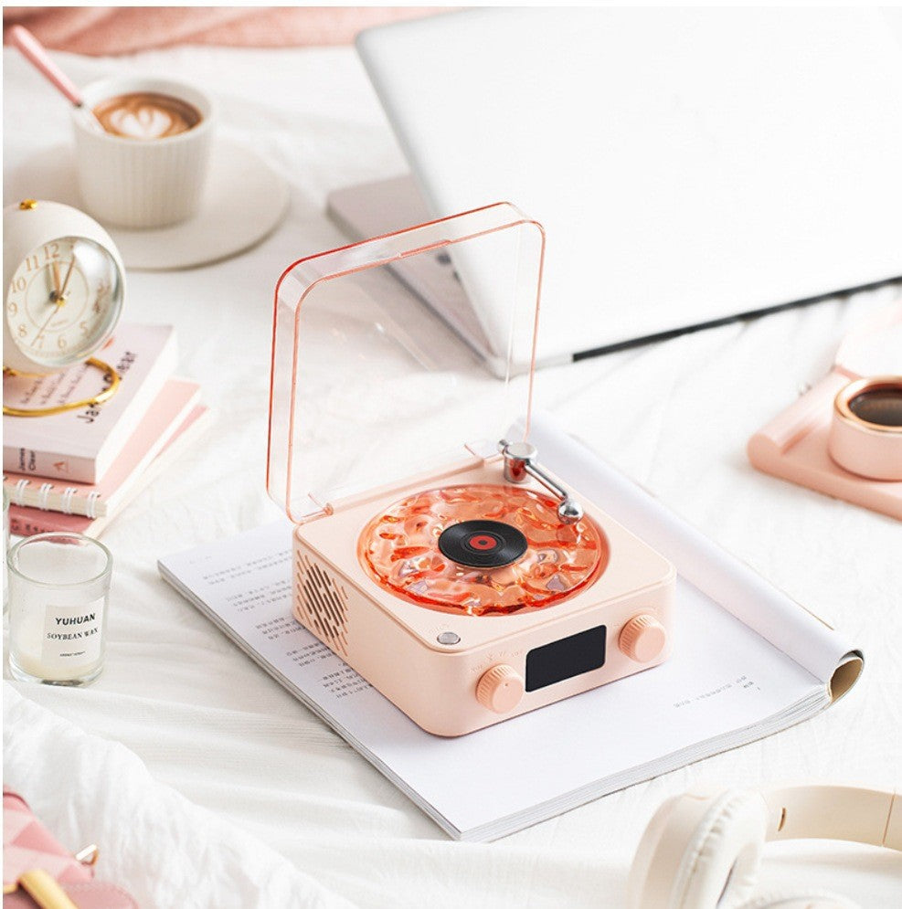 Record Player Bluetooth Sleep Sound Machine - Pink