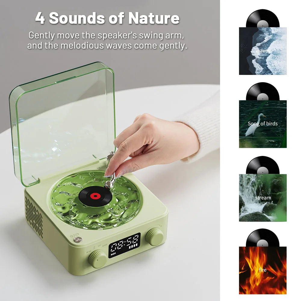 Record Player Bluetooth Sleep Sound Machine - Pink