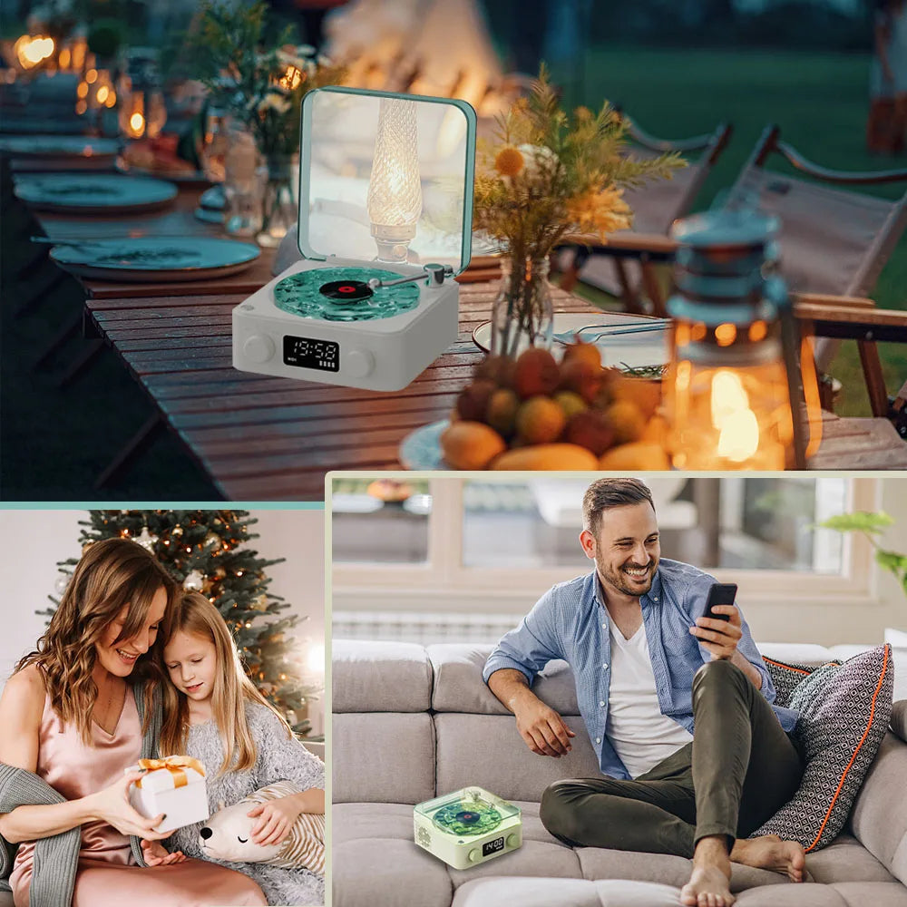 Record Player Bluetooth Sleep Sound Machine - Pink
