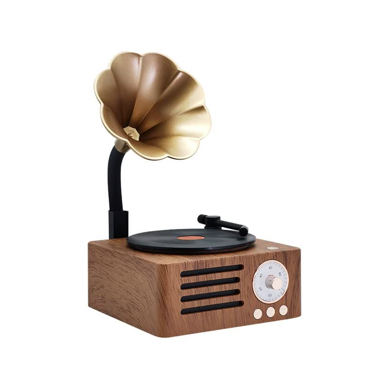 Vintage Style Gramophone Wireless Bluetooth Speaker