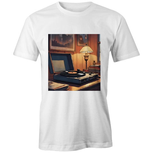 Vintage Vinyl Player Organic Tee