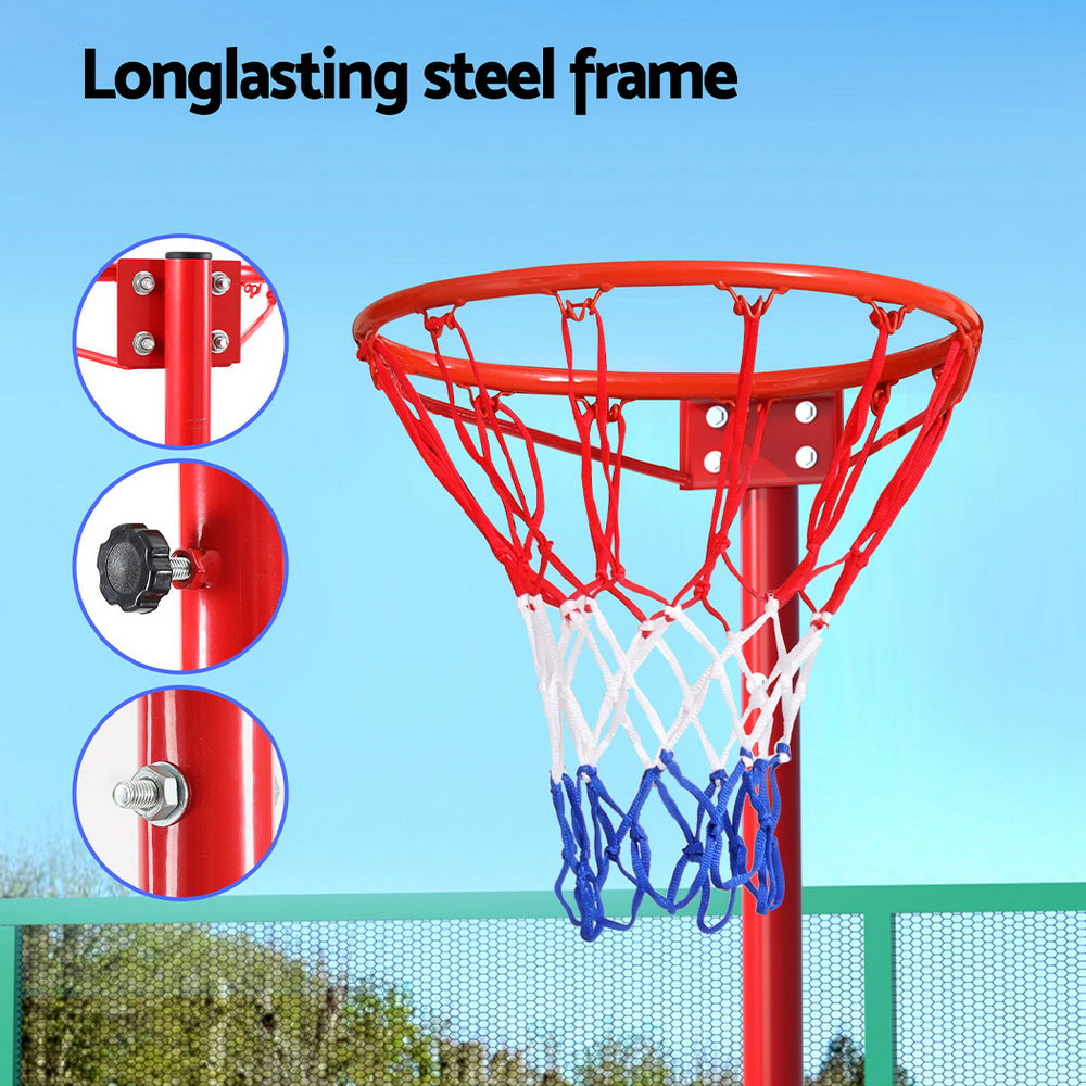Everfit Basketball Netball Hoop Stand System