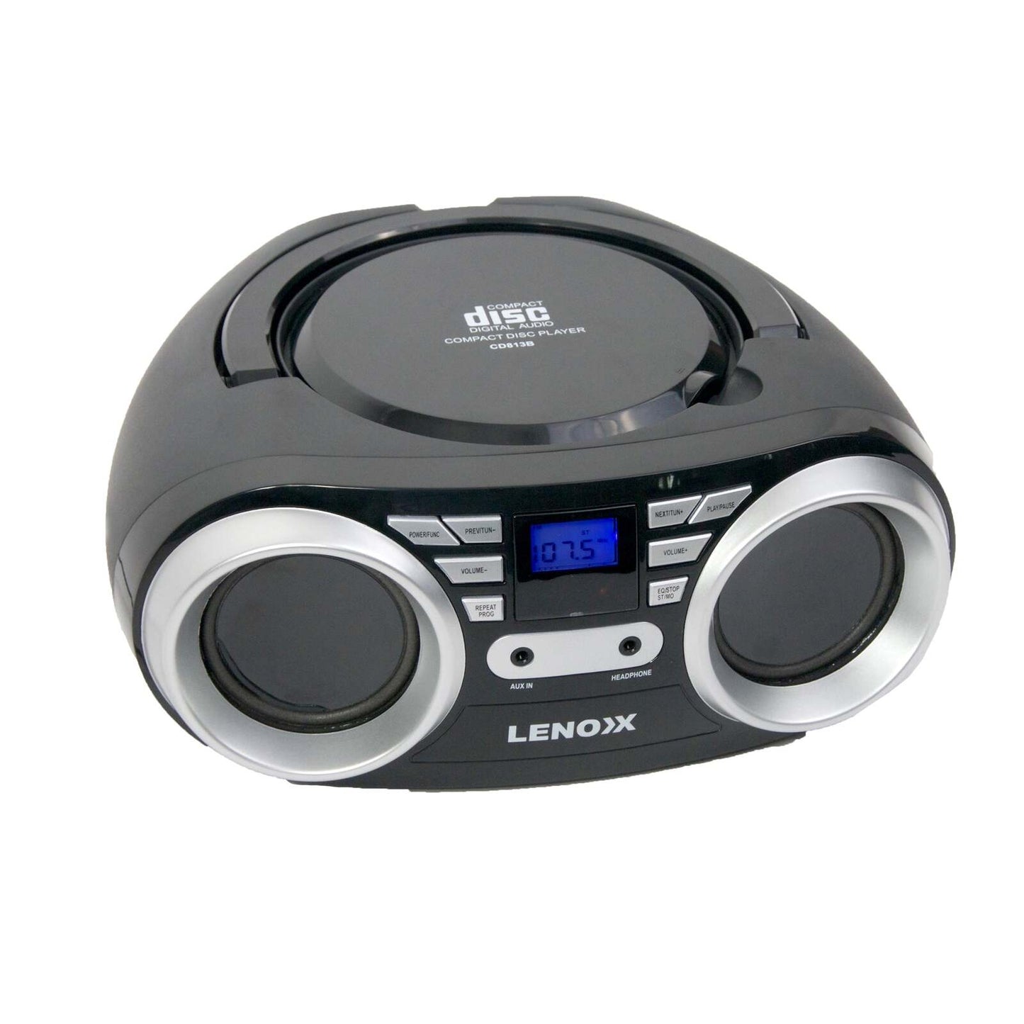 Portable CD Player with FM Radio - Black