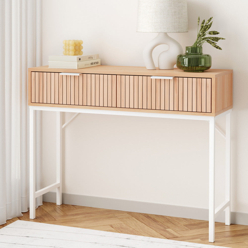 Artiss Console Table with 2 Drawers