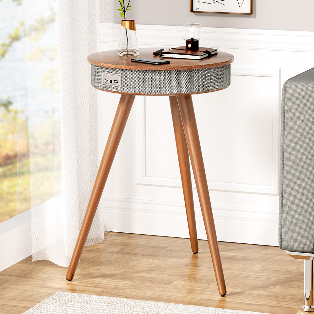 Artiss Crewe Coffee Table with Wireless Charging Bluetooth Speaker