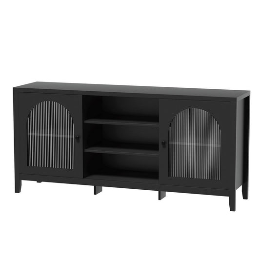 Artiss Buffet Sideboard with 2 Doors - Black