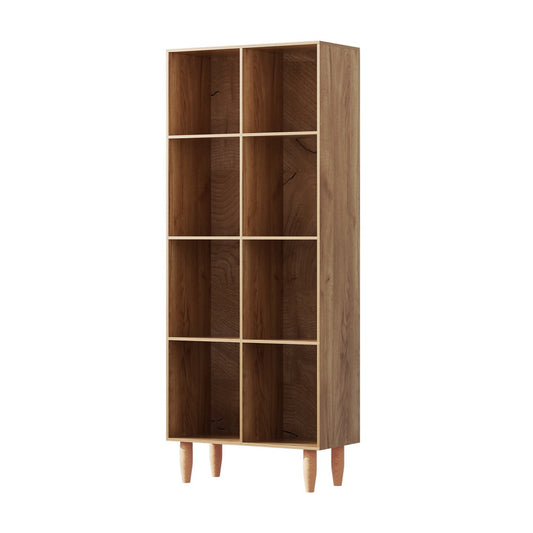 Artiss Leor Bookcase - Walnut