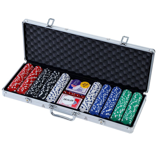 Poker Cards & Chips Set - 500 pieces