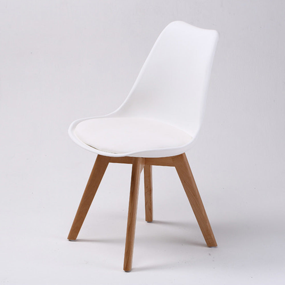 La Bella Padded Dining Cafe Chairs x 4  - White