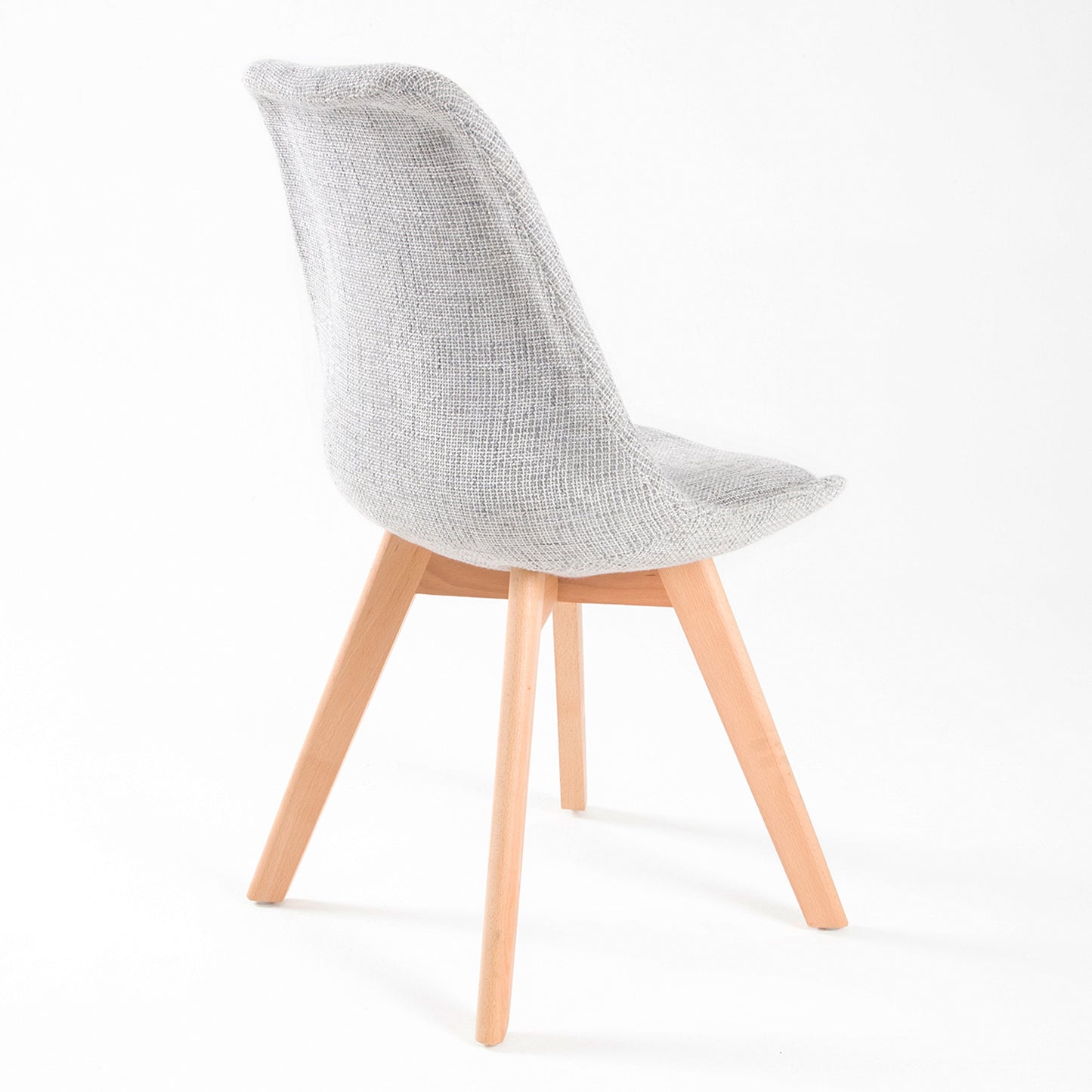 La Bella Padded Dining Cafe Chairs x 4 - Grey
