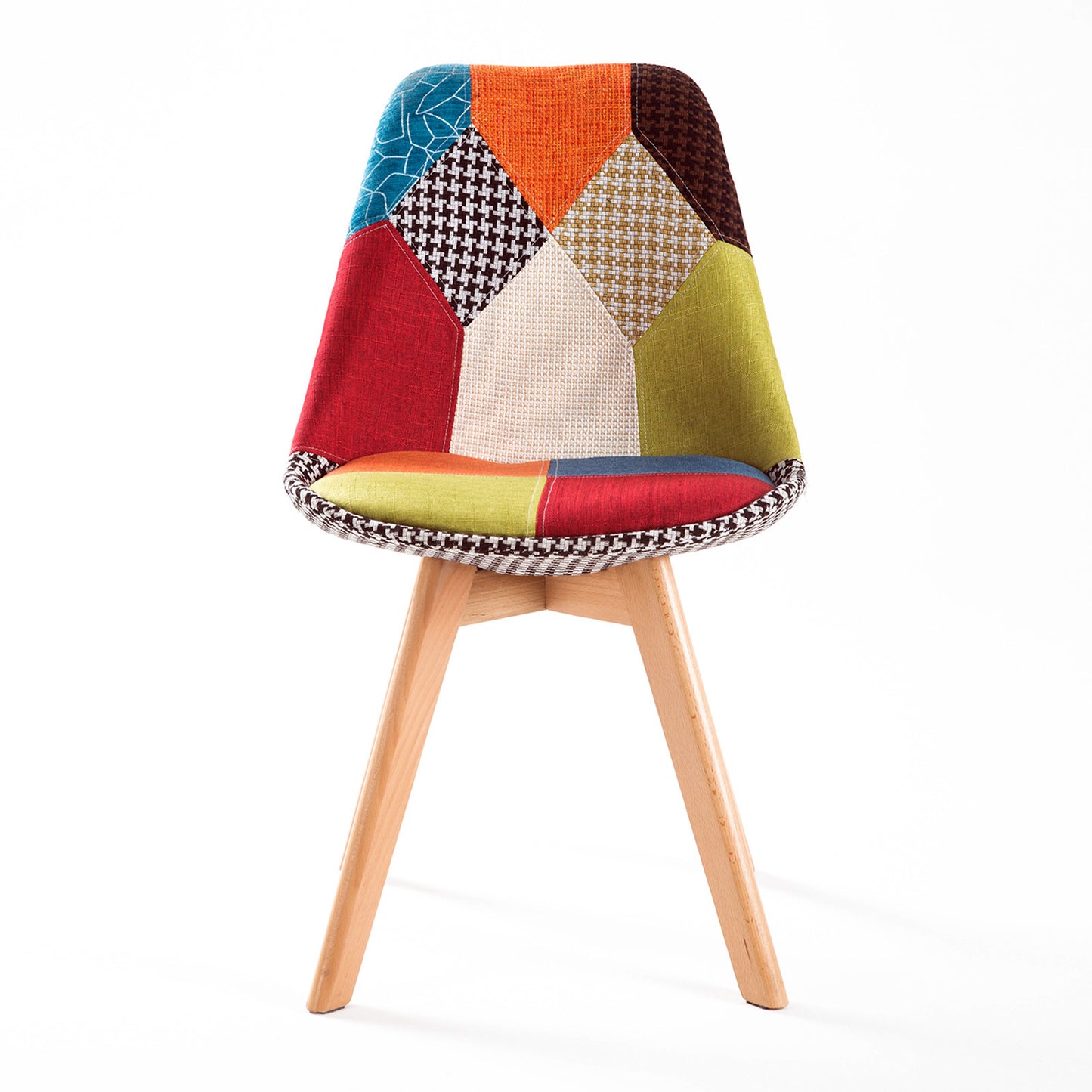 La Bella Padded Dining Cafe Chairs x 4 - Multicolour